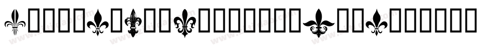 FleurDeLysRegular-G5qD字体转换