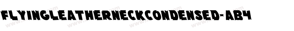 FlyingLeatherneckCondensed-AB4D字体转换