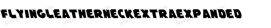 FlyingLeatherneckExtraExpanded-WnzA字体转换