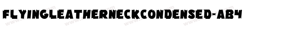 FlyingLeatherneckCondensed-AB4D字体转换