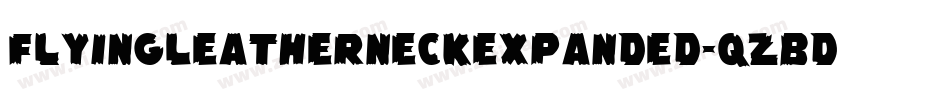 FlyingLeatherneckExpanded-qzBd字体转换