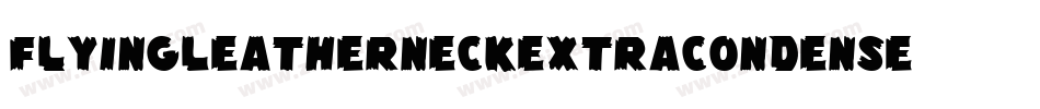 FlyingLeatherneckExtraCondensed-edw3字体转换