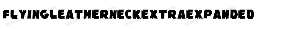 FlyingLeatherneckExtraExpanded-WnzA字体转换