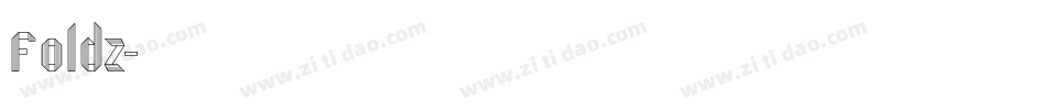 Foldz字体转换