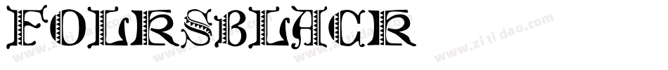 FolksBlack字体转换