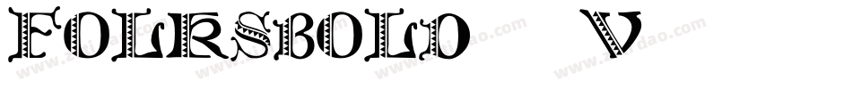 FolksBold-760V字体转换