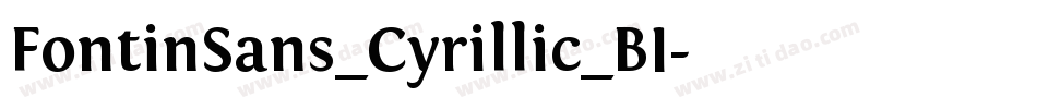 FontinSans_Cyrillic_BI字体转换