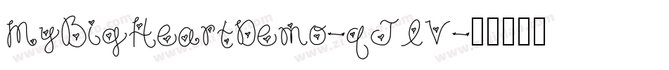 MyBigHeartDemo-qJlV字体转换