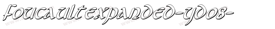 FoucaultExpanded-YDo8字体转换