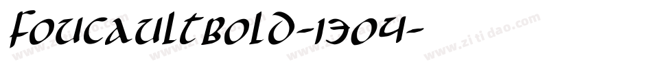 FoucaultBold-1304字体转换