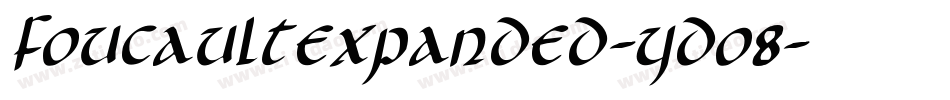 FoucaultExpanded-YDo8字体转换