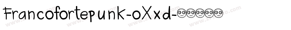 Francofortepunk-oXxd字体转换
