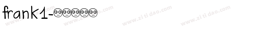 frank1字体转换