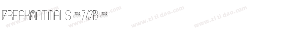 FreakAnimals-762B字体转换
