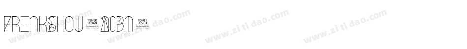 FreakShow-A0Bm字体转换