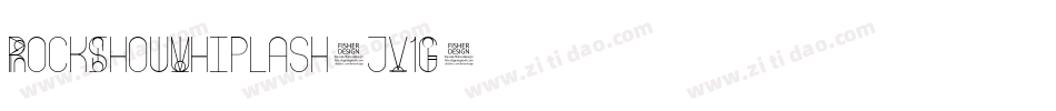 RockShowWhiplash-jV1G字体转换