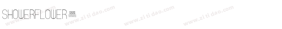 showerflower字体转换