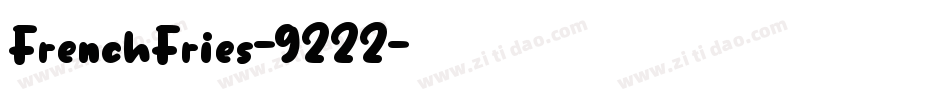 FrenchFries-9222字体转换