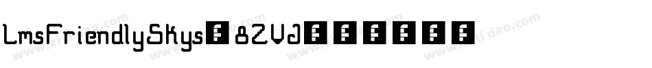 LmsFriendlySkys-8ZVJ字体转换
