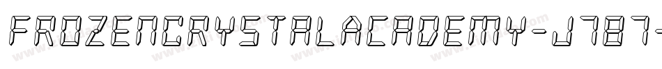 FrozenCrystalAcademy-J787字体转换