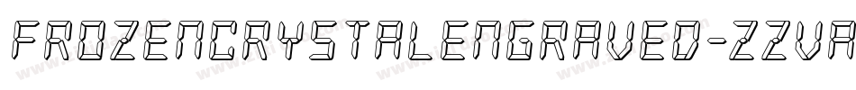 FrozenCrystalEngraved-zzva字体转换 FrozenCrystalEngraved-zzva字体转换