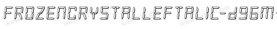 FrozenCrystalLeftalic-D96m字体转换