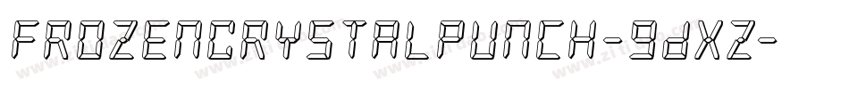 FrozenCrystalPunch-9DxZ字体转换 FrozenCrystalPunch-9DxZ字体转换