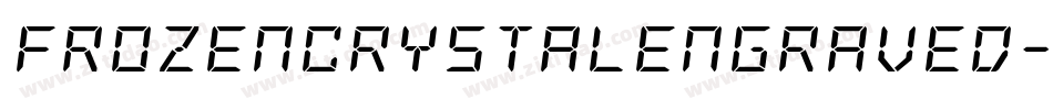 FrozenCrystalEngraved-zzva字体转换 FrozenCrystalEngraved-zzva字体转换