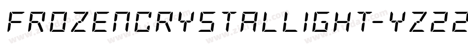 FrozenCrystalLight-yz22字体转换 FrozenCrystalLight-yz22字体转换