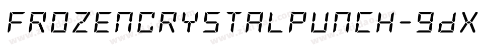 FrozenCrystalPunch-9DxZ字体转换 FrozenCrystalPunch-9DxZ字体转换