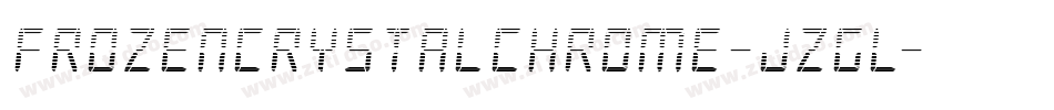 FrozenCrystalChrome-jzGl字体转换