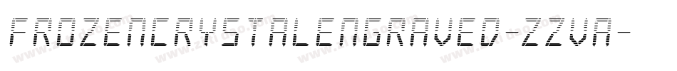 FrozenCrystalEngraved-zzva字体转换 FrozenCrystalEngraved-zzva字体转换