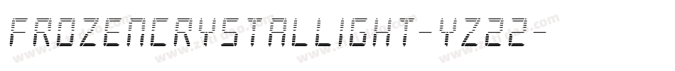 FrozenCrystalLight-yz22字体转换 FrozenCrystalLight-yz22字体转换