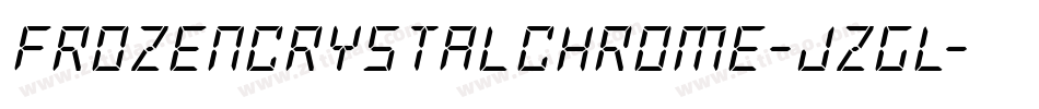 FrozenCrystalChrome-jzGl字体转换