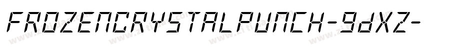 FrozenCrystalPunch-9DxZ字体转换 FrozenCrystalPunch-9DxZ字体转换