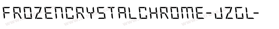 FrozenCrystalChrome-jzGl字体转换