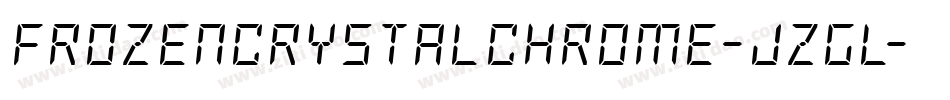 FrozenCrystalChrome-jzGl字体转换