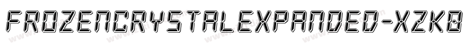 FrozenCrystalExpanded-xzK0字体转换 FrozenCrystalExpanded-xzK0字体转换
