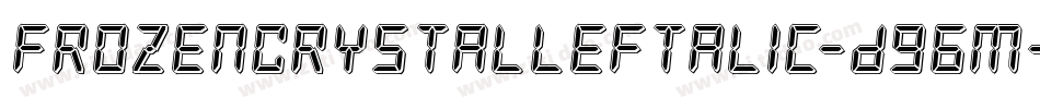 FrozenCrystalLeftalic-D96m字体转换