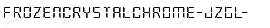 FrozenCrystalChrome-jzGl字体转换