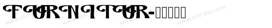 FURNITUR字体转换