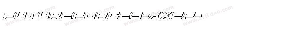 FutureForces-XxeP字体转换