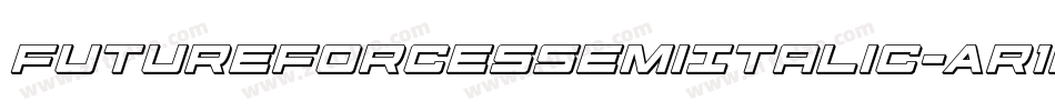 FutureForcesSemiItalic-Ar1M字体转换