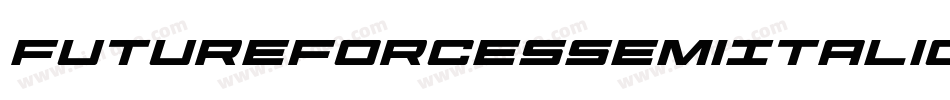 FutureForcesSemiItalic-Ar1M字体转换