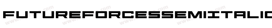 FutureForcesSemiItalic-Ar1M字体转换