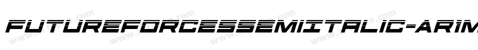 FutureForcesSemiItalic-Ar1M字体转换