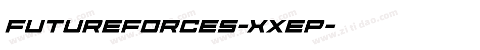 FutureForces-XxeP字体转换