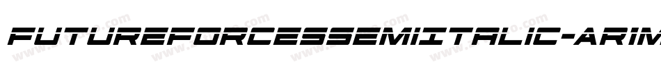 FutureForcesSemiItalic-Ar1M字体转换