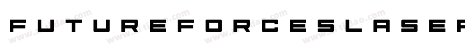 FutureForcesLaserItalic-3Dr3字体转换