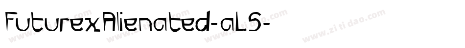 FuturexAlienated-aL5字体转换